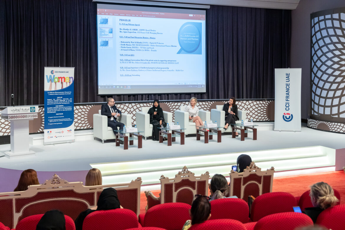 Abu Dhabi Businesswomen Council and the Women Empowerment Committee by CCI France UAE jointly organize a panel discussion on mentorship