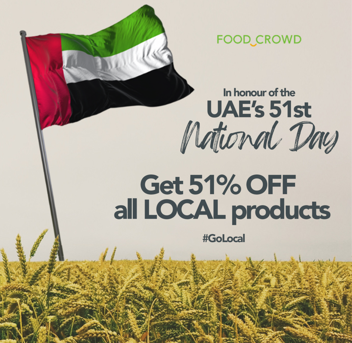 Food Crowd Encourages Celebrating UAE National Day With Locally-Grown Produce