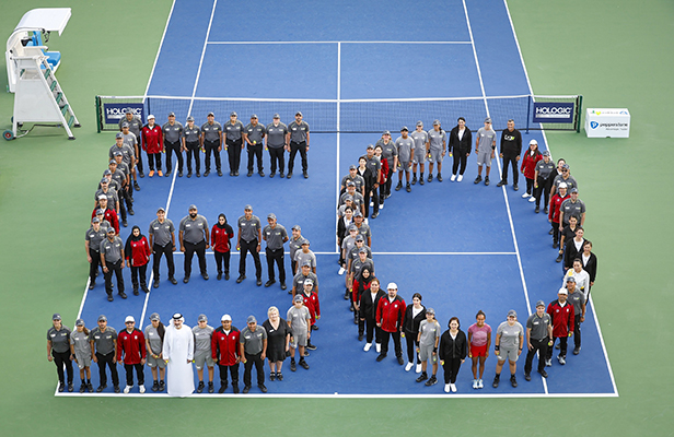 The Women’s Tennis Association celebrates its 50th anniversary at the Dubai Championship.