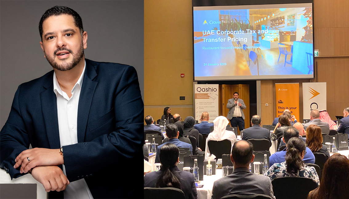 UAE fintech firm Qashio and global accounting firm Crowe host roundtable on UAE Corporate Tax for F&B finance leaders