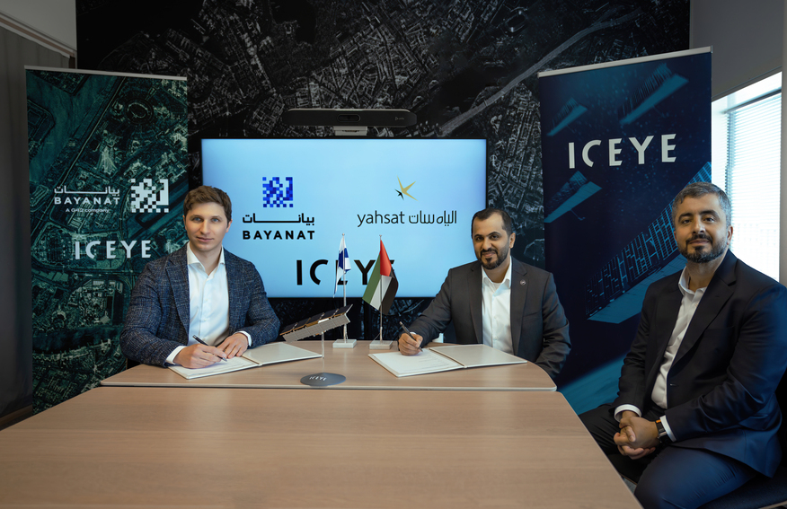 Bayanat, Yahsat and ICEYE announce an ambitious program to broaden commercial opportunities across the UAE space-ecosystem    