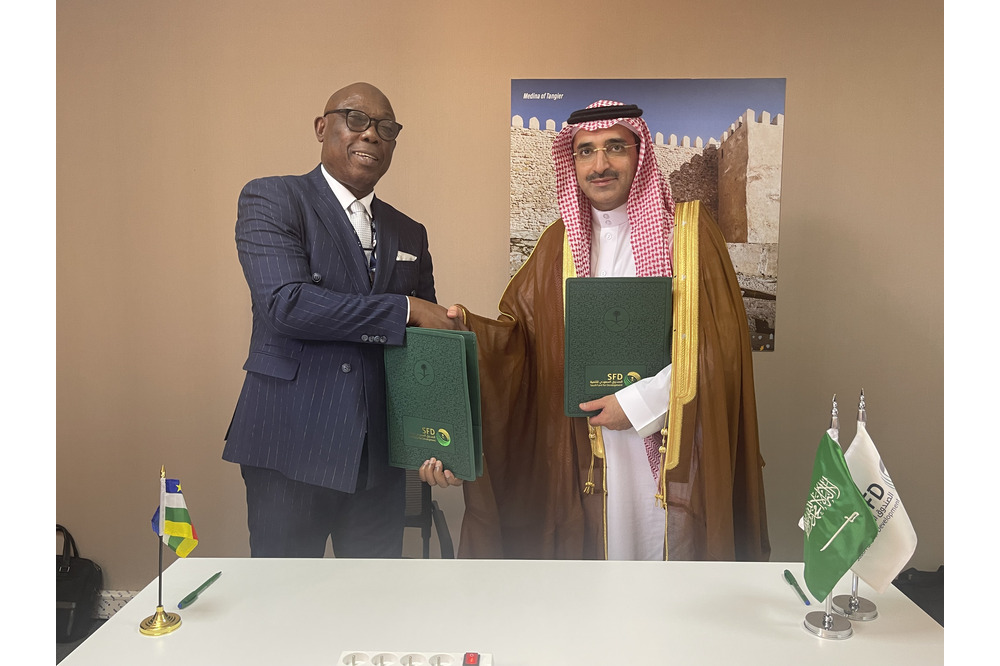 Saudi Fund for Development Signs Additional $20 Million Development Loan Agreement to Fund Infrastructure Projects in the Republic of Central Africa