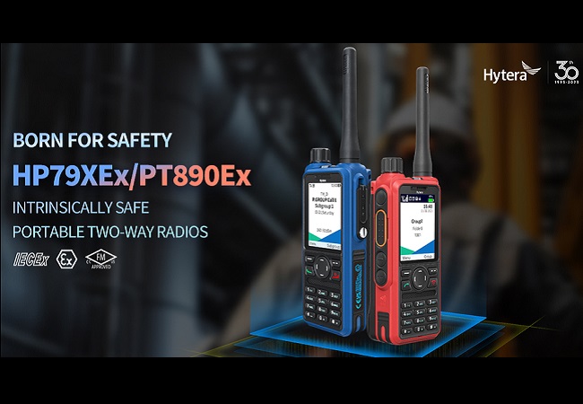 Hytera Launches New Generation of Intrinsically Safe Two-way Radios