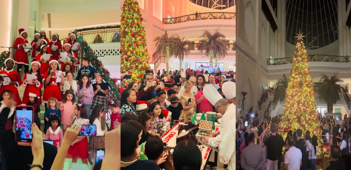 Bab Al Qasr Hotel Marks the Beginning of the Holiday Season with a Christmas Tree Lighting