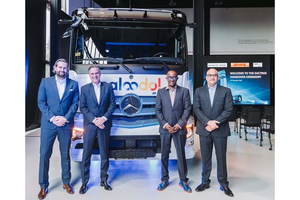 Daimler Commercial Vehicles MENA launch its first 40-ton electric truck in the UAE in the spirit of COP28