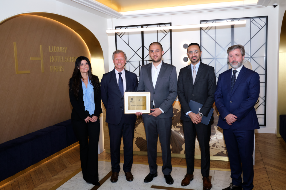 Amsa Hospitality and Luxury Hotelschool Paris Sign Strategic Partnership for Hospitality Training Academy in Saudi Arabia