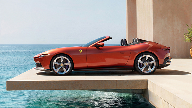 Ferrari unveiled the Ferrari Amalfi Spider, a new 2+ spider from Maranello featuring a front-mid-mounted twin-turbo V8 engine